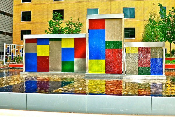water wall feature